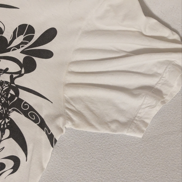 Graphic Tee - Woot! Shirt Mens XL White w/offset black screen printed graphic - Picture 3 of 5